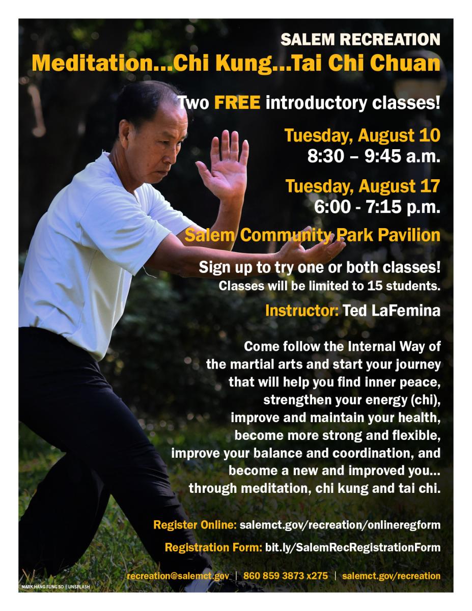 Free Introductory Tai Chi Class