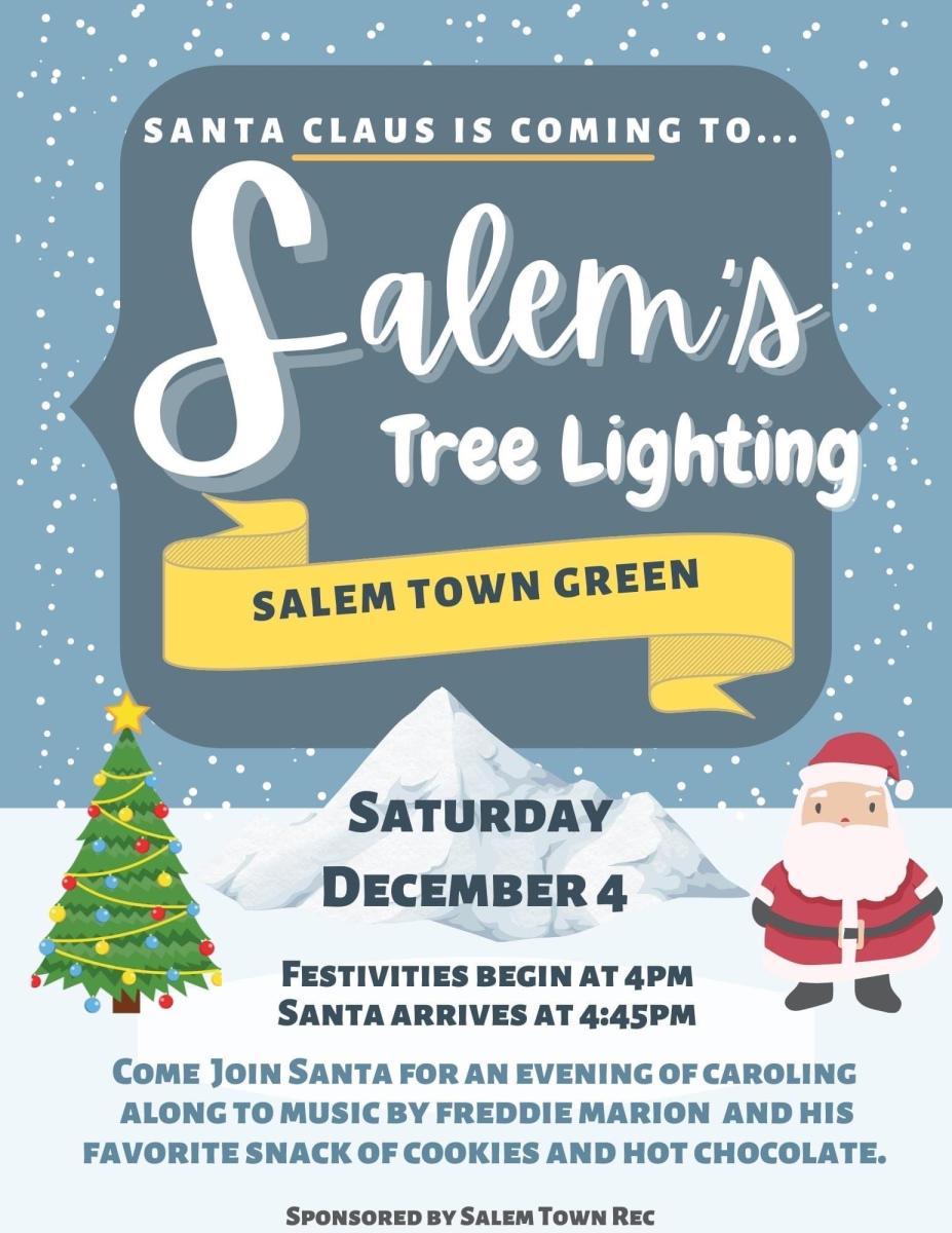 2021 Annual Tree Lighting, December 4, 4pm