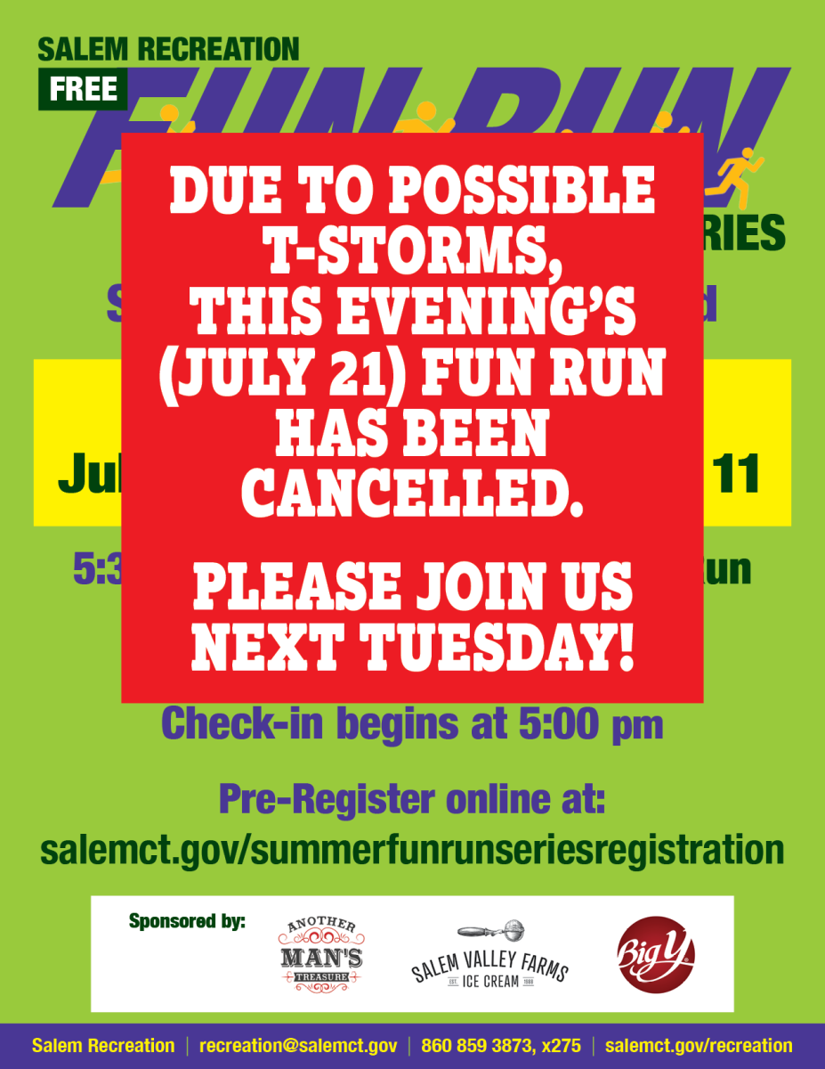 Fun Run Cancellation