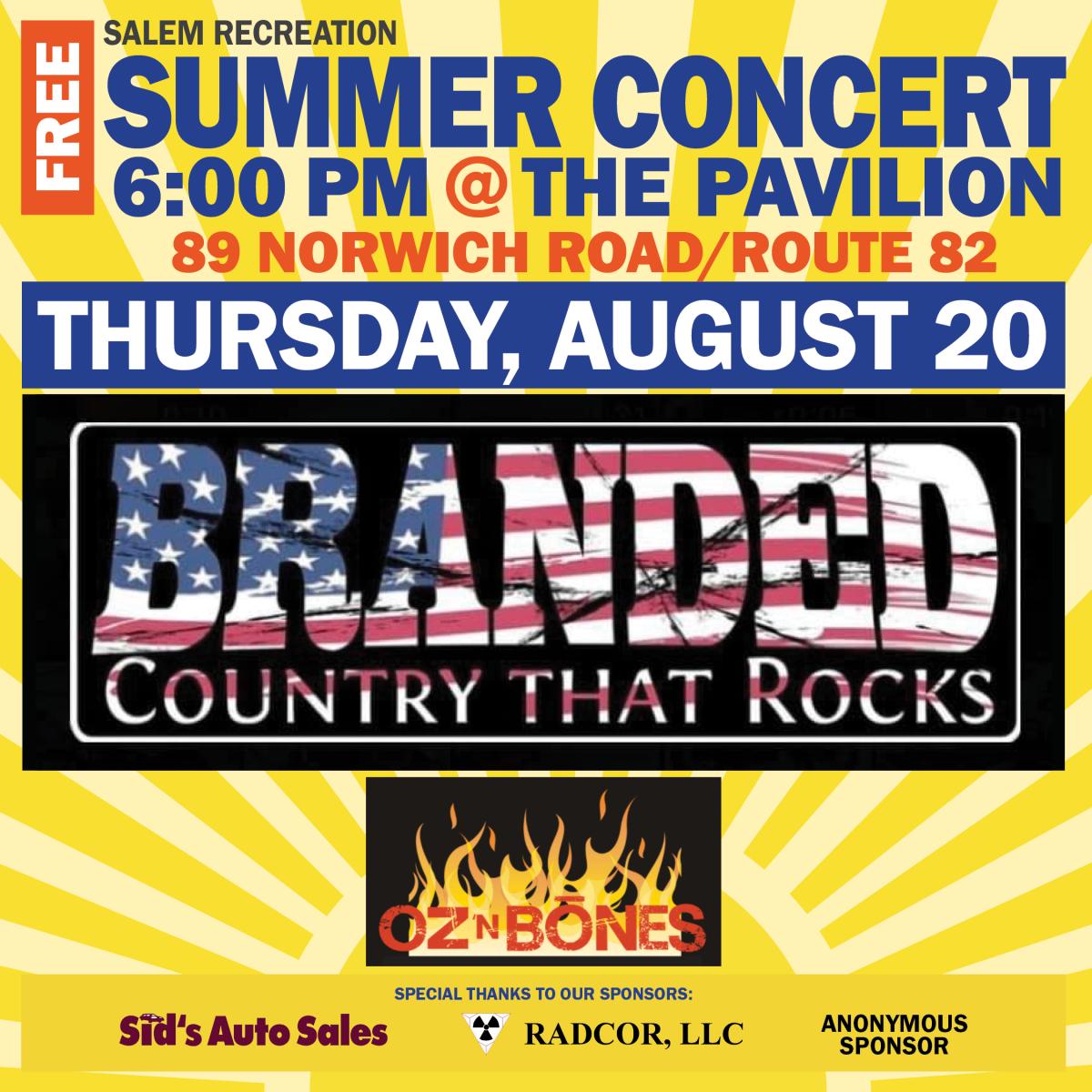 August 2026 Summer Concert