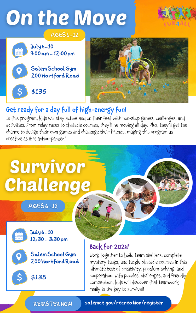 Fun4All On the Move &amp; Survivor Challenge Camps