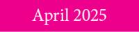 April 2025 Newsletter