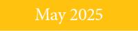 May 2025 Newsletter