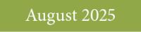 August 2025 Newsletter