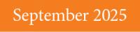 September 2025 Newsletter