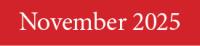 November 2025 Newsletter