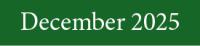 December 2025 Newsletter