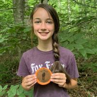 Found Medallion #90, Woodland Warbler