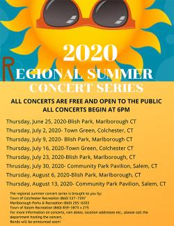 2020 Regional Summer Concert Series