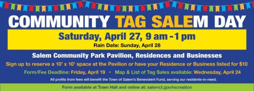 April 2024 Community Tag Sale
