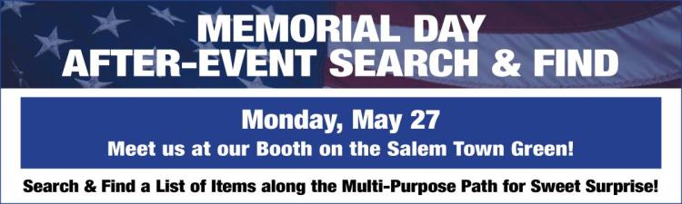 2024 Memorial Day Search &amp; Find