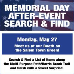 Memorial Day After-Event Search &amp; Find