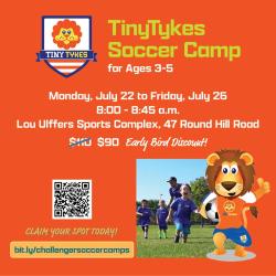 TinyTykes Soccer Camp