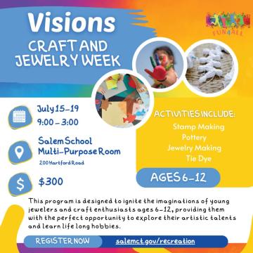  Craft &amp; Jewelry Camp