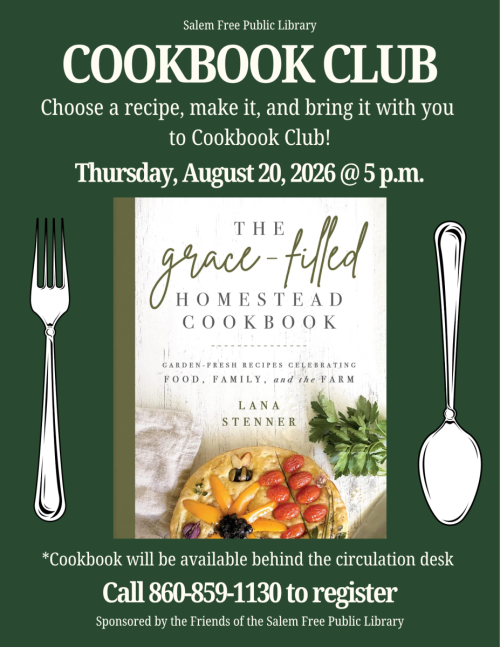 cookbook club August