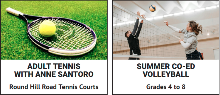  Adult Tennis &amp; Summer Co-ed Volleyball