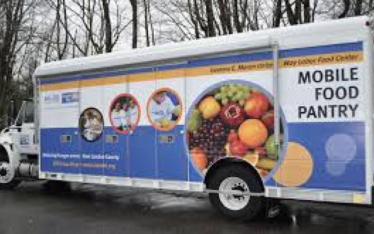 The Mobile Food Pantry is Wednesday, February 5th from 5:00-6:00 p.m. at Salem School