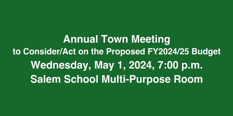 2024 Annual Town Meeting